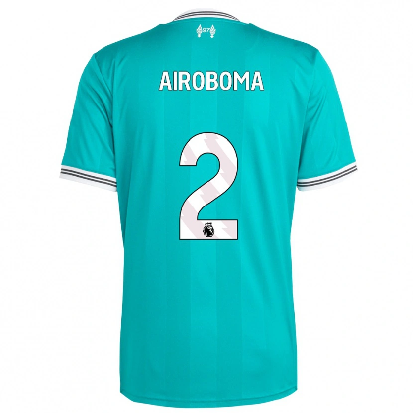 Danxen Damen Emmanuel Airoboma #2 Grün Weiß Ausweichtrikot Trikot 2025/26 T-Shirt