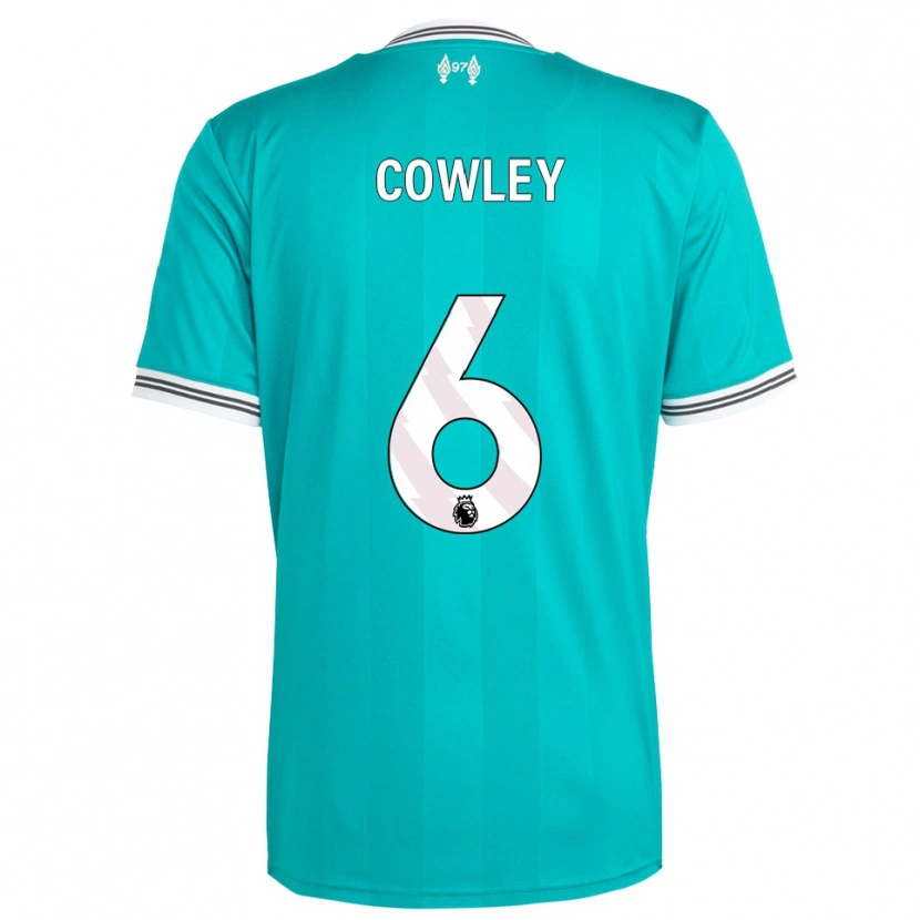 Danxen Damen Ryan Cowley #6 Grün Weiß Ausweichtrikot Trikot 2025/26 T-Shirt
