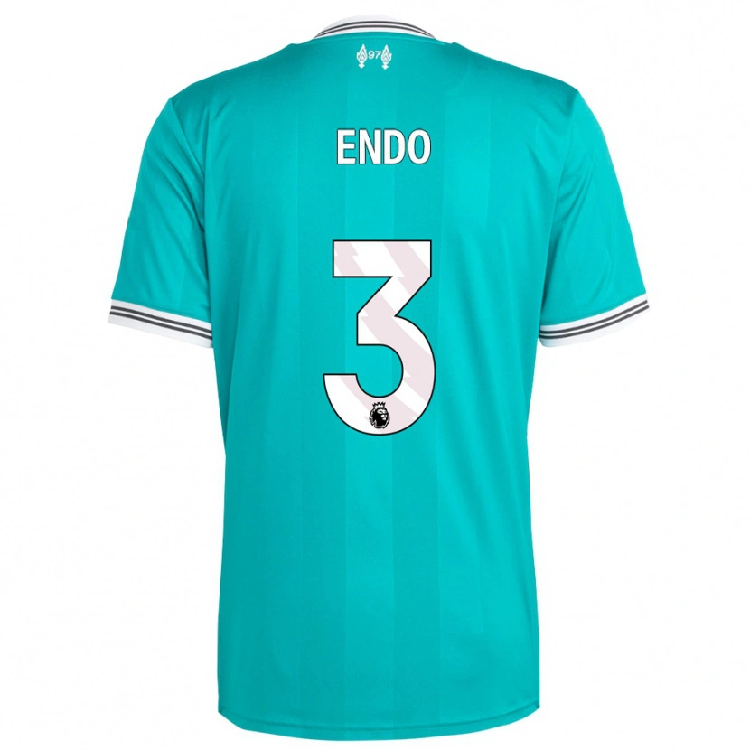 Danxen Damen Wataru Endo #3 Grün Weiß Ausweichtrikot Trikot 2025/26 T-Shirt