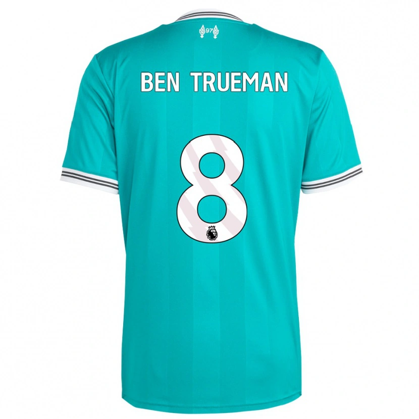 Danxen Damen Ben Trueman #8 Grün Weiß Ausweichtrikot Trikot 2025/26 T-Shirt