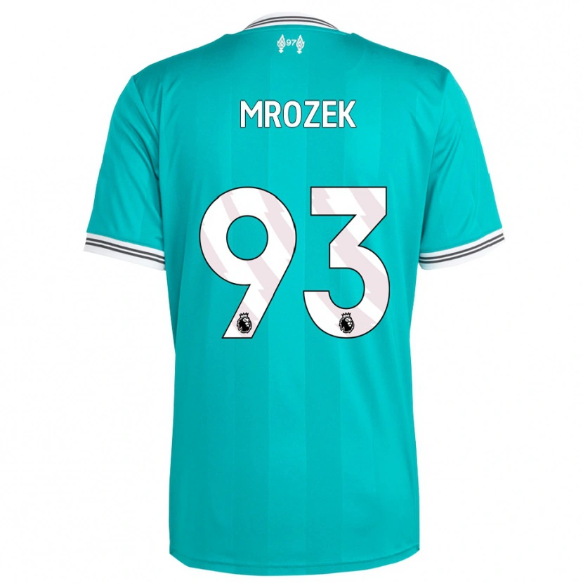 Danxen Damen Fabian Mrozek #93 Grün Weiß Ausweichtrikot Trikot 2025/26 T-Shirt