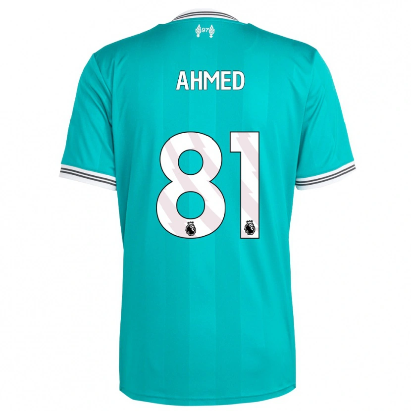 Danxen Damen Kareem Ahmed #81 Grün Weiß Ausweichtrikot Trikot 2025/26 T-Shirt