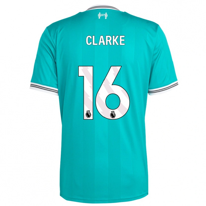 Danxen Damen Lucas Clarke #16 Grün Weiß Ausweichtrikot Trikot 2025/26 T-Shirt