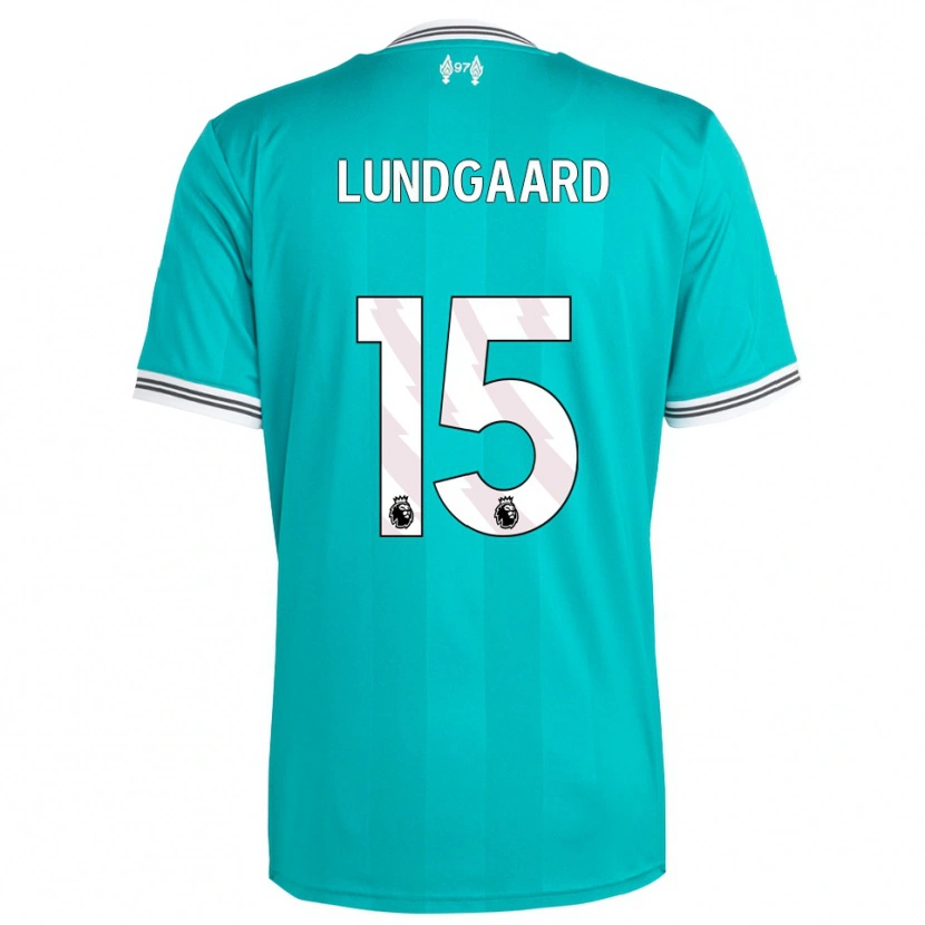 Danxen Damen Sofie Lundgaard #15 Grün Weiß Ausweichtrikot Trikot 2025/26 T-Shirt