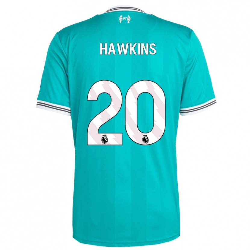 Danxen Damen Max Hawkins #20 Grün Weiß Ausweichtrikot Trikot 2025/26 T-Shirt