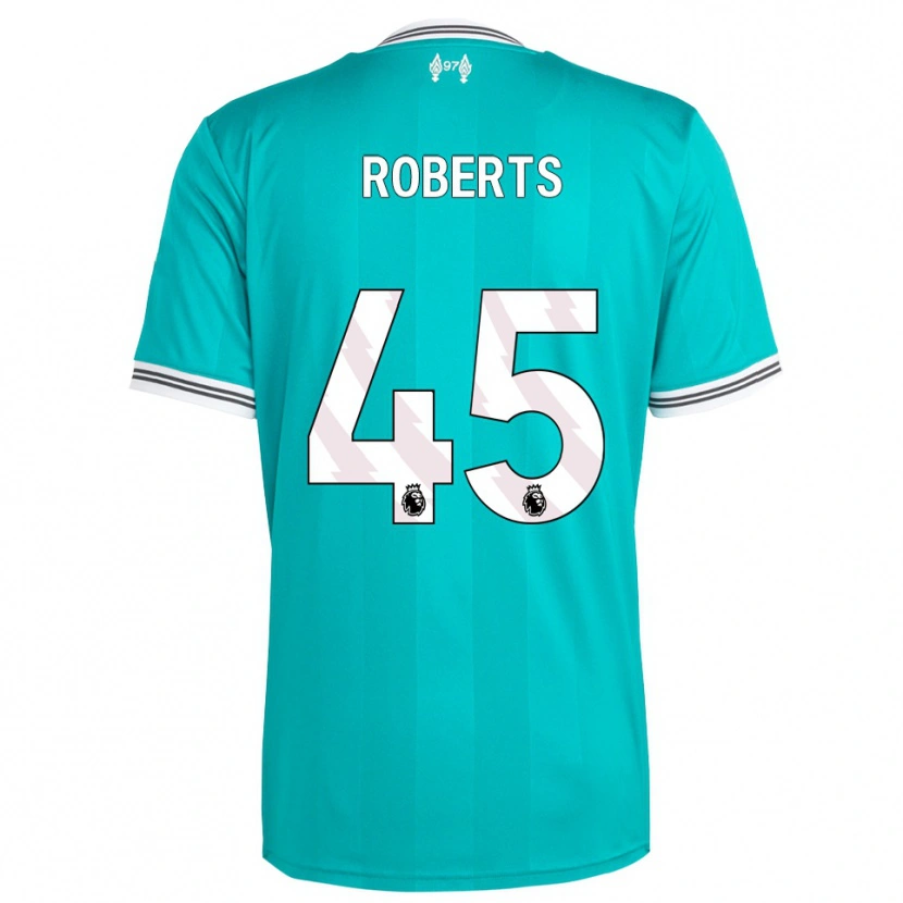 Danxen Damen Iwan Roberts #45 Grün Weiß Ausweichtrikot Trikot 2025/26 T-Shirt