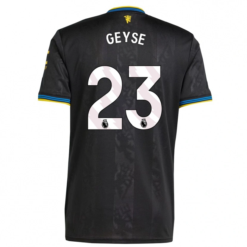Danxen Damen Geyse Da Silva Ferreira #23 Schwarz Gelb Blau Ausweichtrikot Trikot 2025/26 T-Shirt