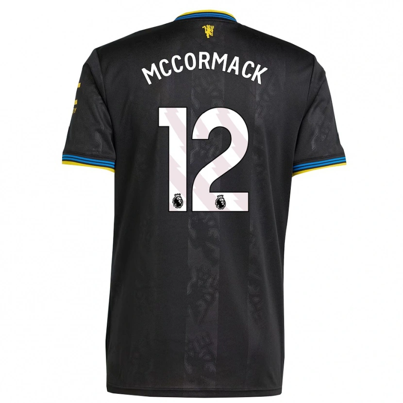 Danxen Damen Rafe Mccormack #12 Schwarz Gelb Blau Ausweichtrikot Trikot 2025/26 T-Shirt