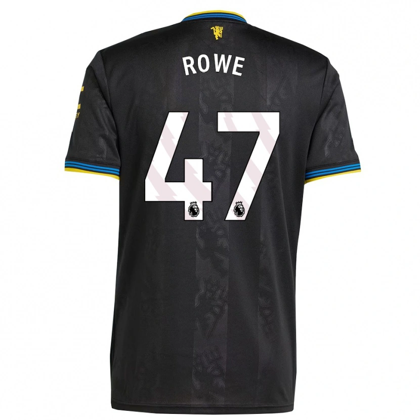 Danxen Damen Tommy Rowe #47 Schwarz Gelb Blau Ausweichtrikot Trikot 2025/26 T-Shirt
