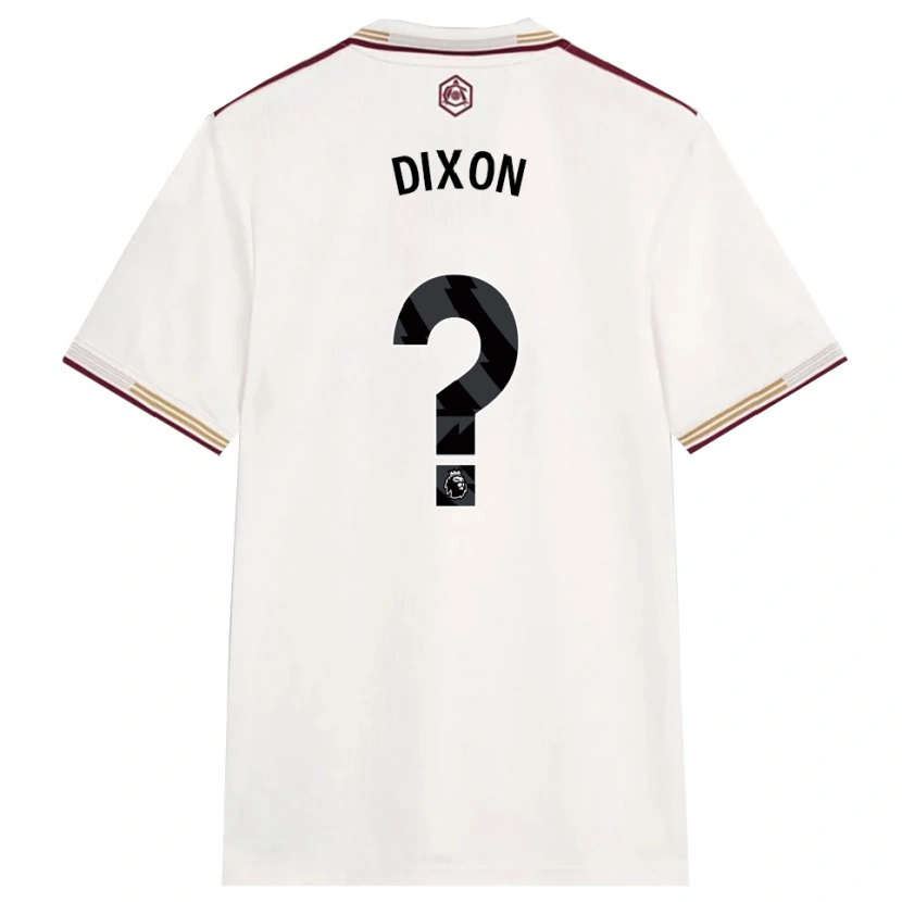 Danxen Damen Danny Dixon #0 Creme Weiß Burgunderrot Ausweichtrikot Trikot 2025/26 T-Shirt