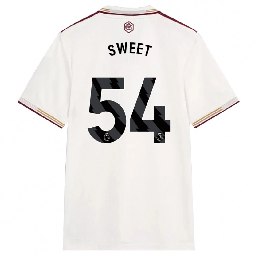 Danxen Damen William Sweet #54 Creme Weiß Burgunderrot Ausweichtrikot Trikot 2025/26 T-Shirt