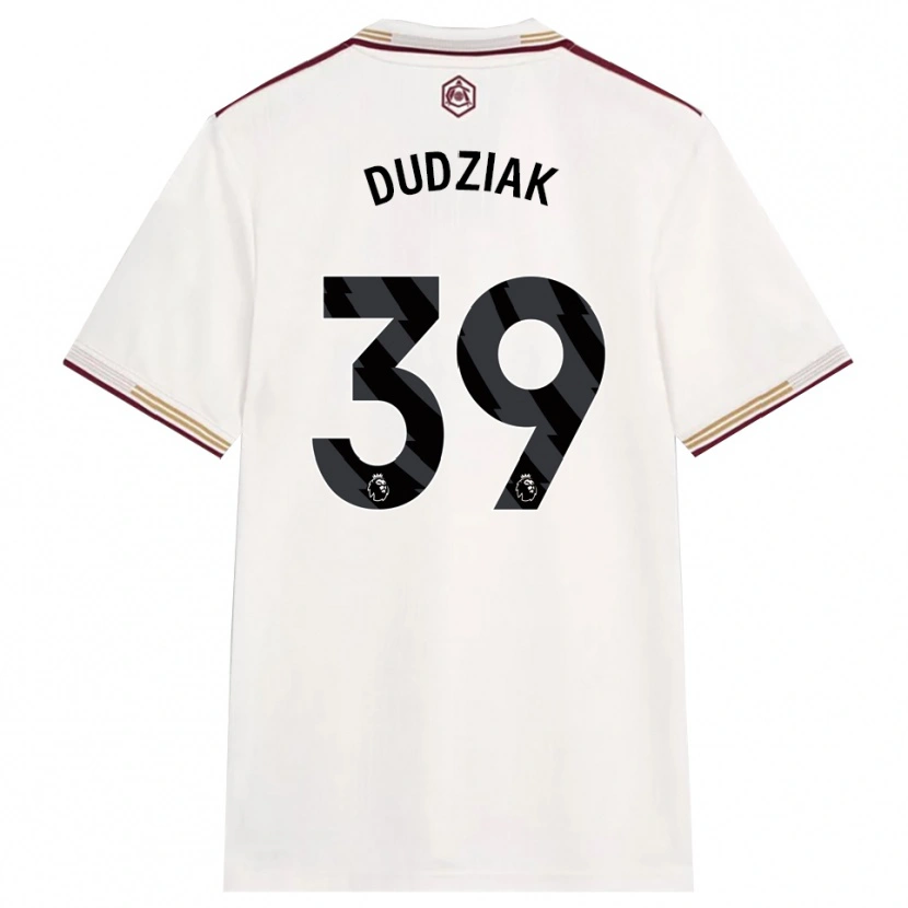 Danxen Damen Harrison Dudziak #39 Creme Weiß Burgunderrot Ausweichtrikot Trikot 2025/26 T-Shirt