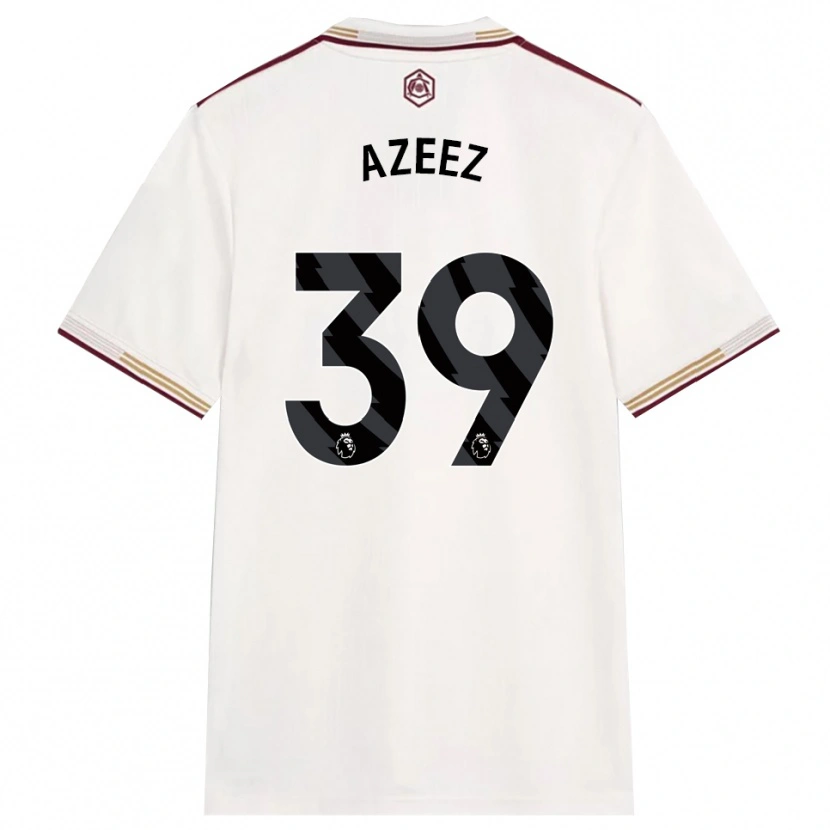 Danxen Damen Miguel Azeez #39 Creme Weiß Burgunderrot Ausweichtrikot Trikot 2025/26 T-Shirt