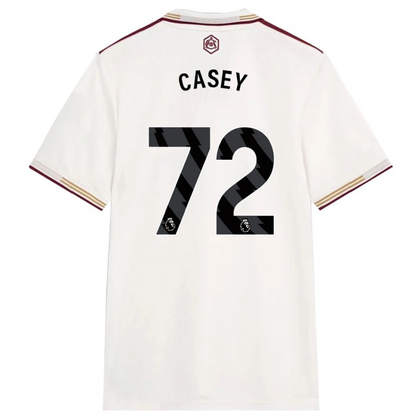 Danxen Damen Dan Casey #72 Creme Weiß Burgunderrot Ausweichtrikot Trikot 2025/26 T-Shirt