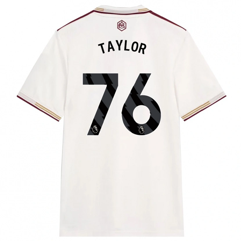 Danxen Damen Kido Taylor Hart #76 Creme Weiß Burgunderrot Ausweichtrikot Trikot 2025/26 T-Shirt