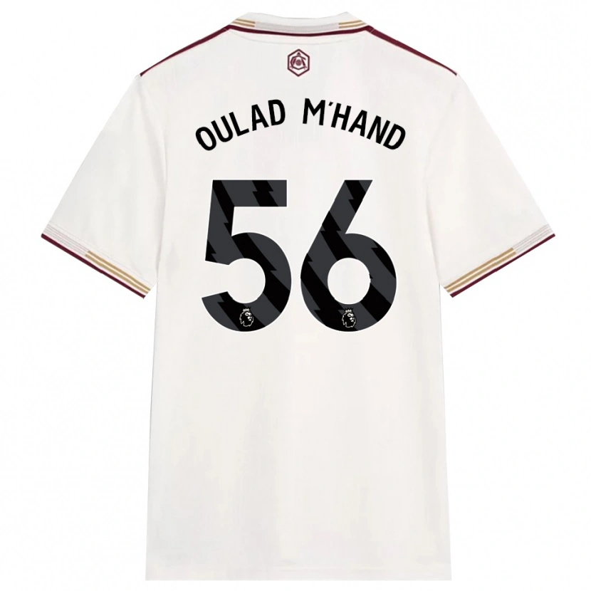 Danxen Damen Salah-Eddine Oulad M'hand #56 Creme Weiß Burgunderrot Ausweichtrikot Trikot 2025/26 T-Shirt