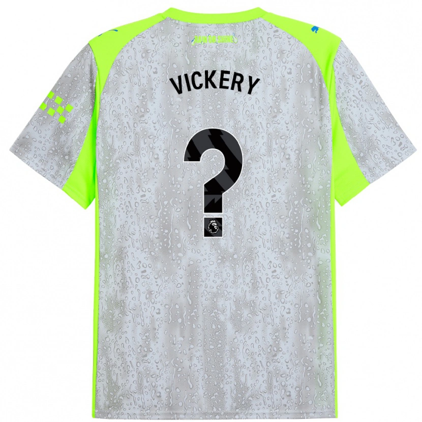 Danxen Damen Ben Vickery #0 Grau Gelb Ausweichtrikot Trikot 2025/26 T-Shirt