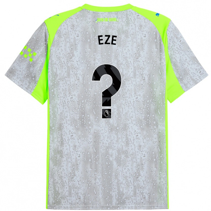 Danxen Damen David Eze #0 Grau Gelb Ausweichtrikot Trikot 2025/26 T-Shirt