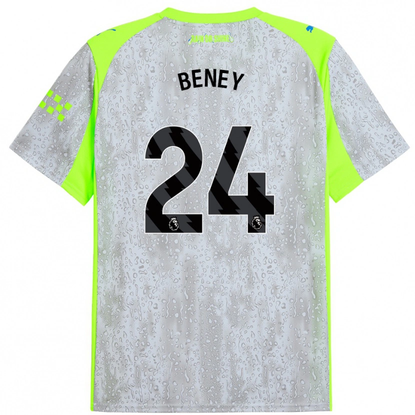 Danxen Damen Iman Beney #24 Grau Gelb Ausweichtrikot Trikot 2025/26 T-Shirt