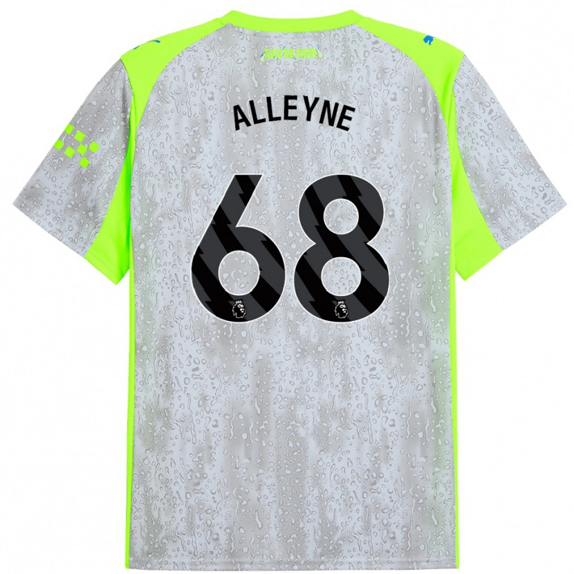 Danxen Damen Max Alleyne #68 Grau Gelb Ausweichtrikot Trikot 2025/26 T-Shirt