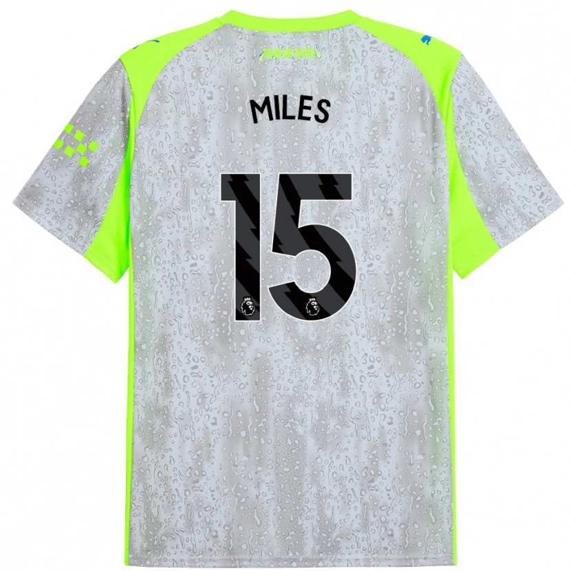 Danxen Damen Harrison Miles #15 Grau Gelb Ausweichtrikot Trikot 2025/26 T-Shirt