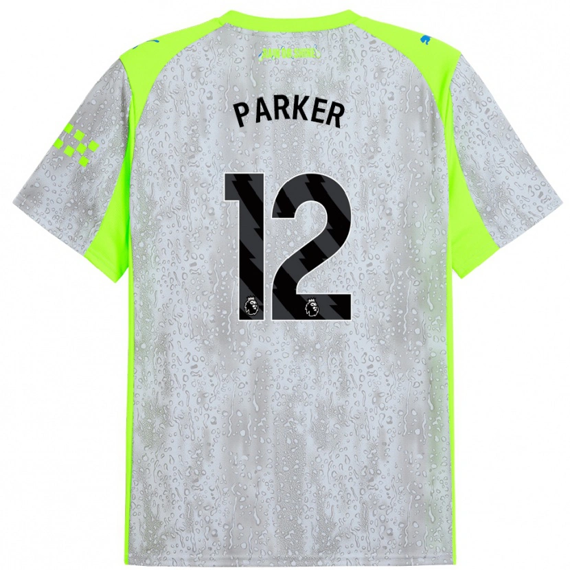 Danxen Damen Xavier Parker #12 Grau Gelb Ausweichtrikot Trikot 2025/26 T-Shirt