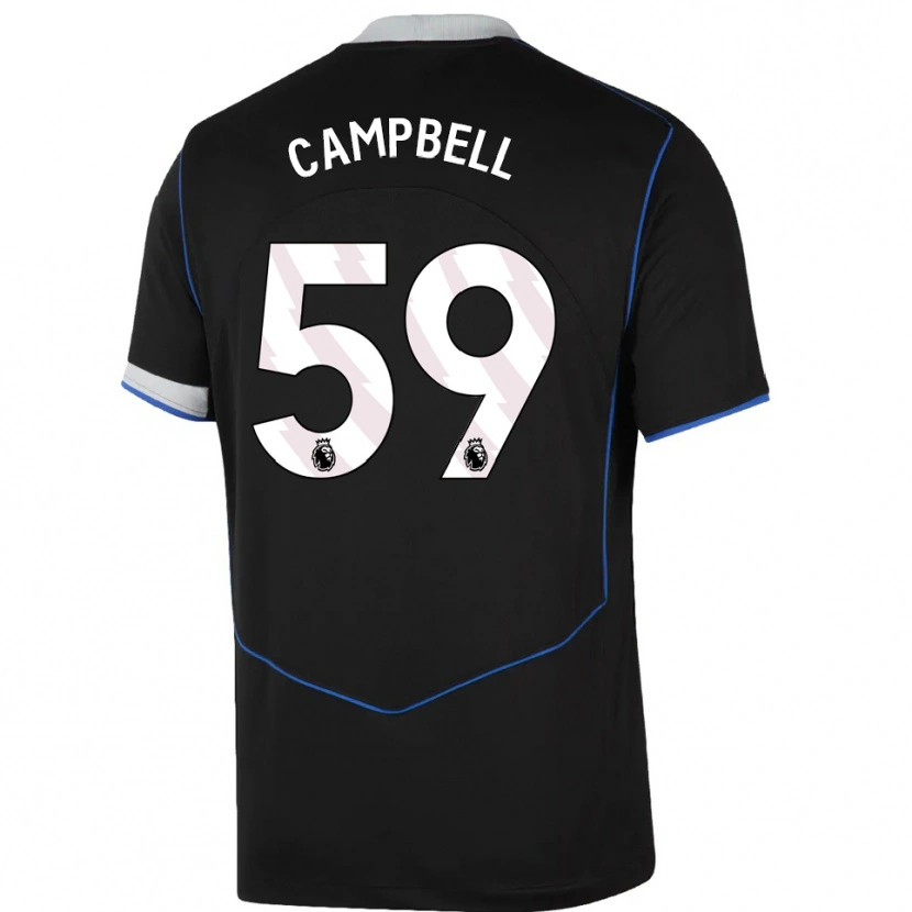 Danxen Damen Harrison Murray-Campbell #59 Schwarz Blau Silber Ausweichtrikot Trikot 2025/26 T-Shirt