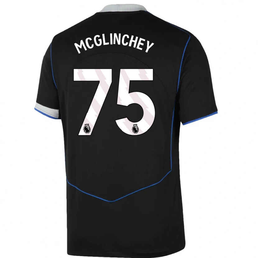 Danxen Damen Harry Mcglinchey #75 Schwarz Blau Silber Ausweichtrikot Trikot 2025/26 T-Shirt