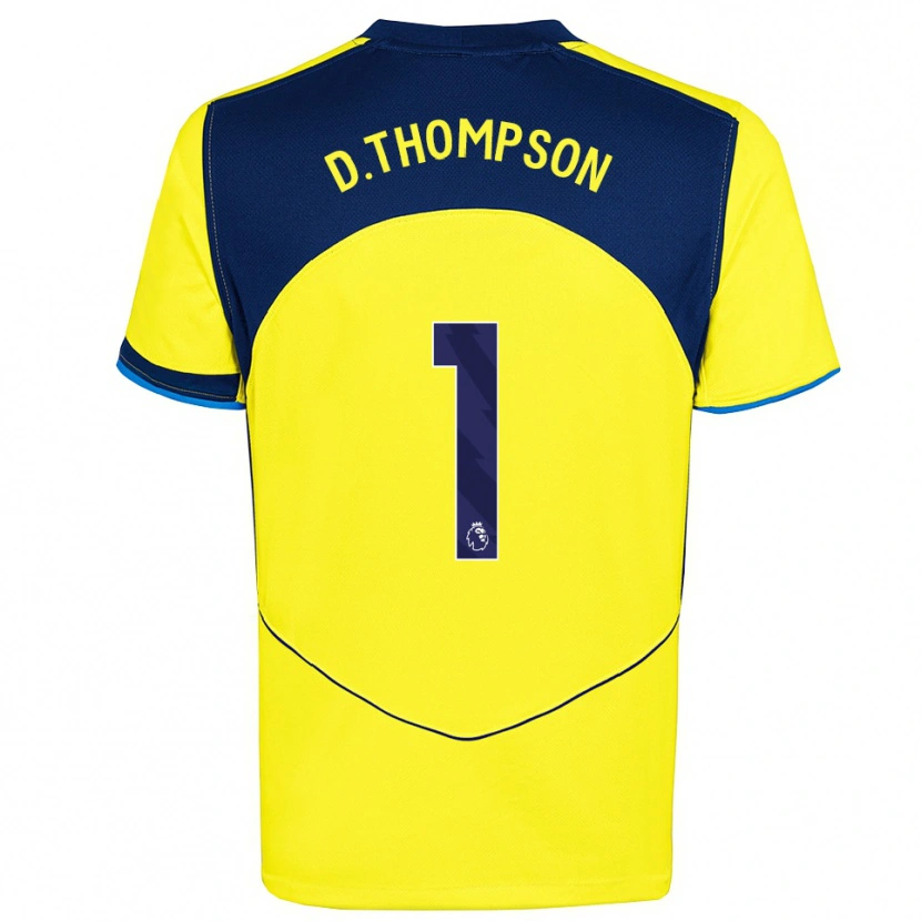 Danxen Damen Dylan Thompson #1 Gelb Marineblau Ausweichtrikot Trikot 2025/26 T-Shirt