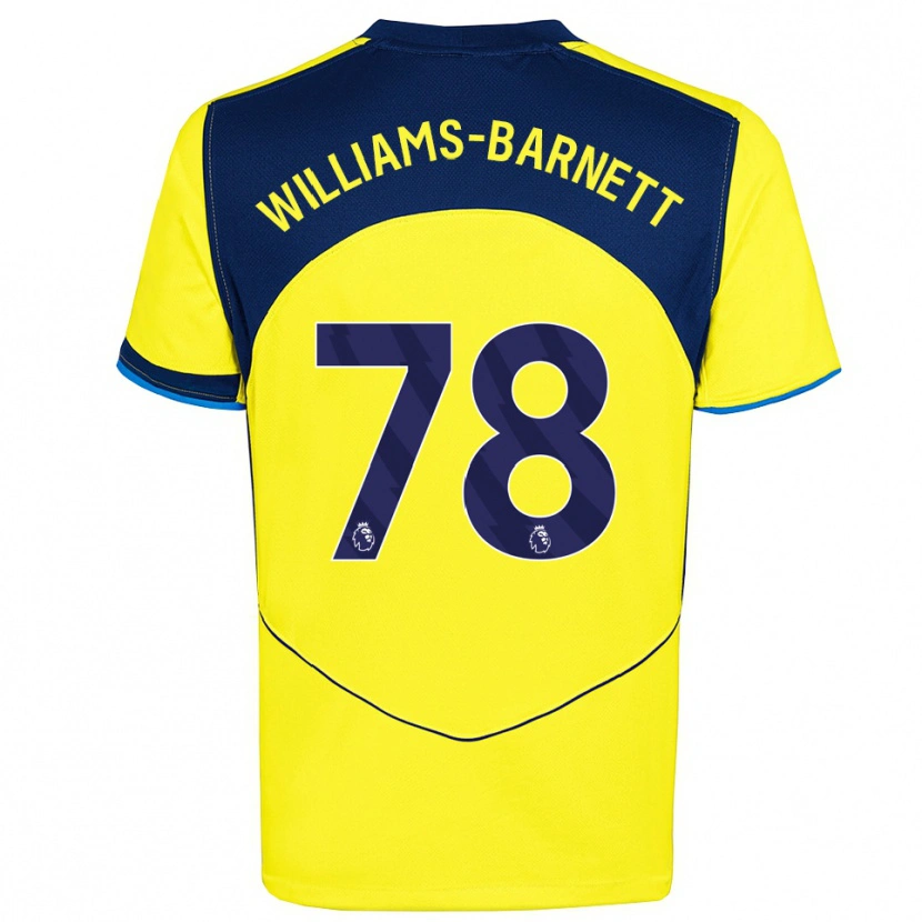 Danxen Damen Lucá Williams-Barnett #78 Gelb Marineblau Ausweichtrikot Trikot 2025/26 T-Shirt