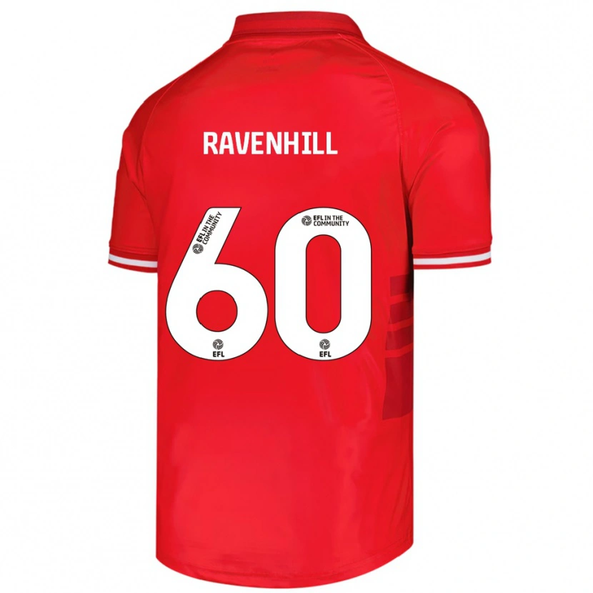 Danxen Kinder Rogan Ravenhill #60 Rot Weiß Heimtrikot Trikot 2025/26 T-Shirt