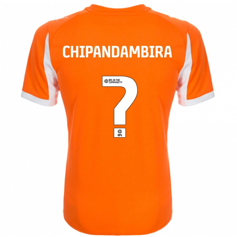 Danxen Kinder Tafadzwa Chipandambira #0 Orange Weiß Heimtrikot Trikot 2025/26 T-Shirt