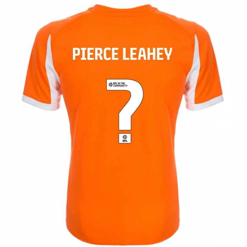 Danxen Kinder Faye Pierce-Leahey #0 Orange Weiß Heimtrikot Trikot 2025/26 T-Shirt