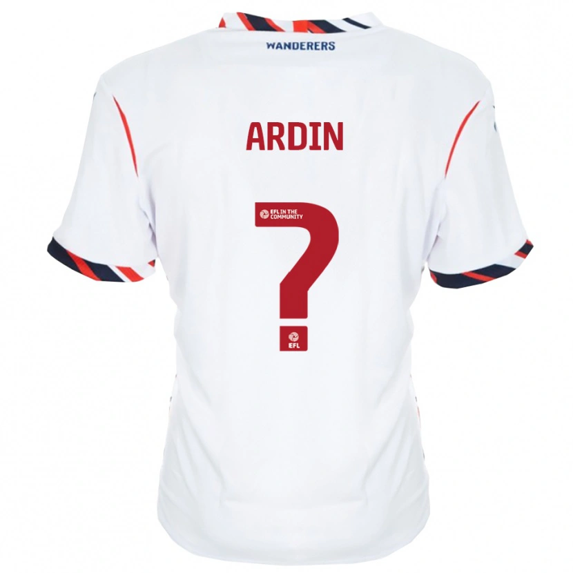 Danxen Kinder Chloe Ardin #0 Weiß Rot Heimtrikot Trikot 2025/26 T-Shirt