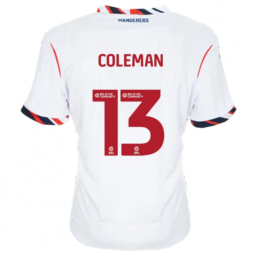 Danxen Kinder Joel Coleman #13 Weiß Rot Heimtrikot Trikot 2025/26 T-Shirt