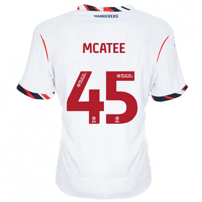 Danxen Kinder John Mcatee #45 Weiß Rot Heimtrikot Trikot 2025/26 T-Shirt