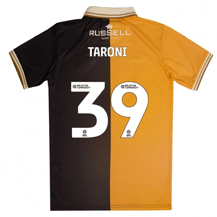 Danxen Kinder Josh Taroni #39 Gelb Schwarz Heimtrikot Trikot 2025/26 T-Shirt