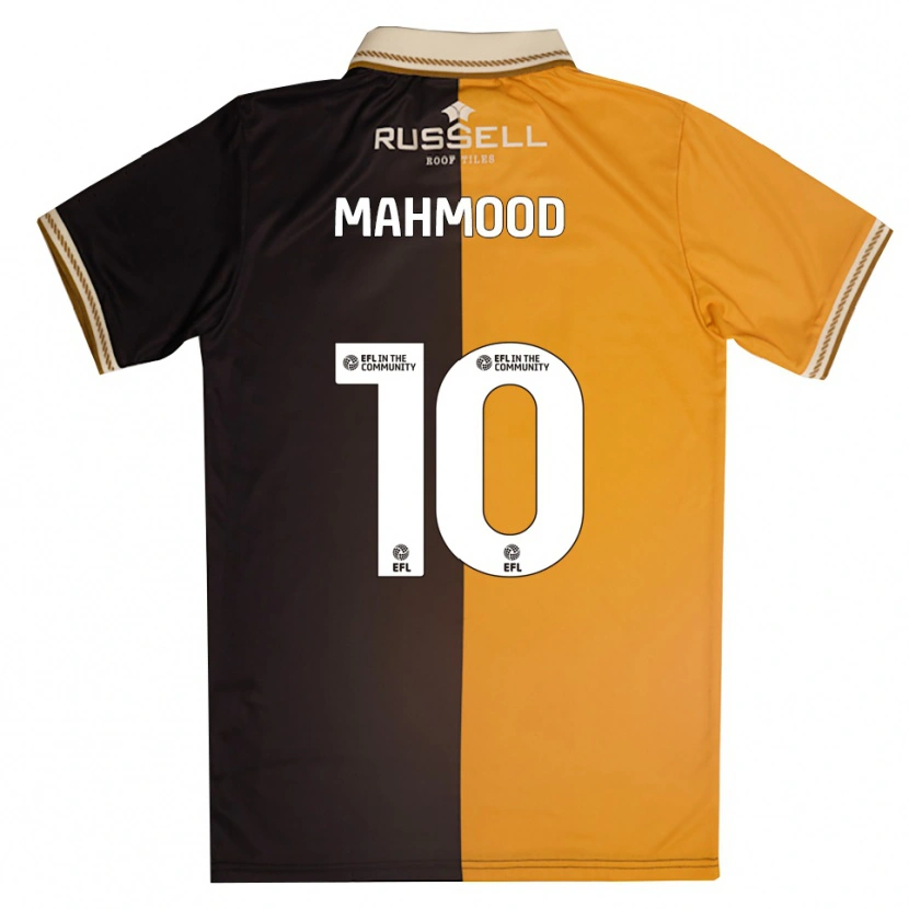 Danxen Kinder Hajrah Mahmood #10 Gelb Schwarz Heimtrikot Trikot 2025/26 T-Shirt