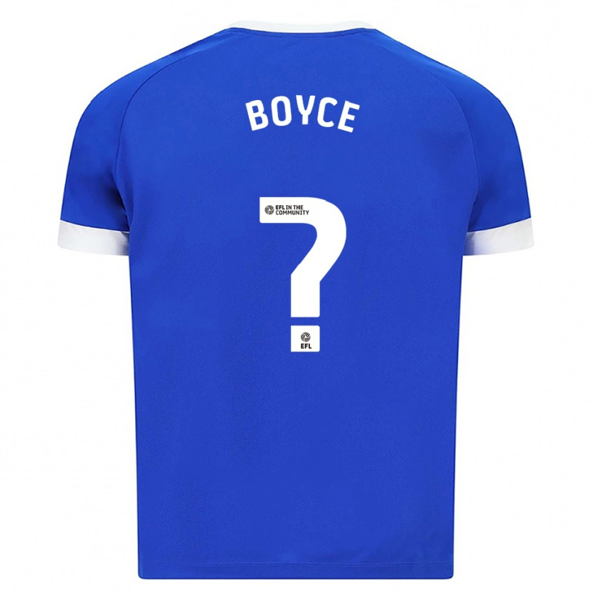 Danxen Kinder Oliver Boyce #0 Blau Weiß Heimtrikot Trikot 2025/26 T-Shirt