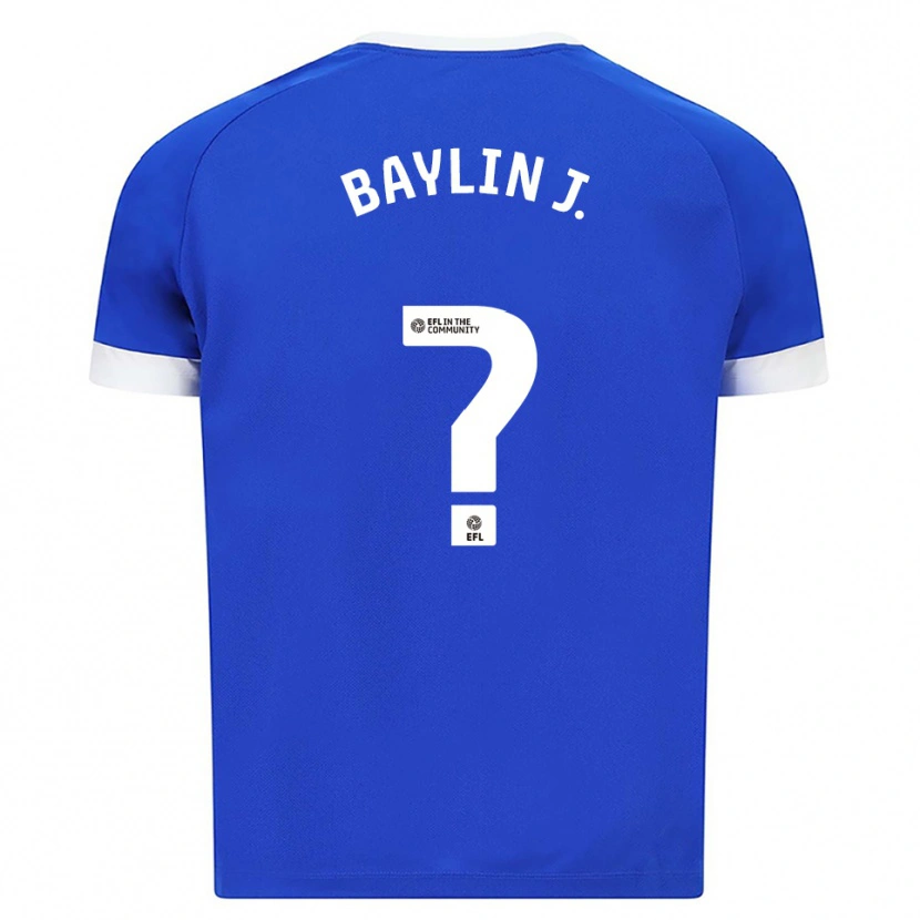 Danxen Kinder Baylin Johnson #0 Blau Weiß Heimtrikot Trikot 2025/26 T-Shirt