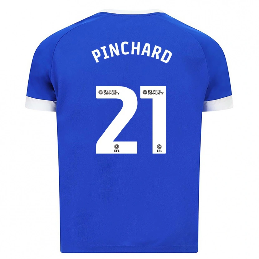 Danxen Kinder Cerys Pinchard #21 Blau Weiß Heimtrikot Trikot 2025/26 T-Shirt