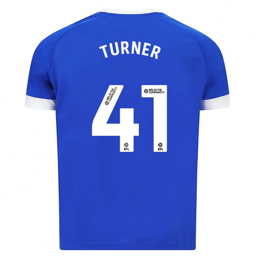 Danxen Kinder Matthew Turner #41 Blau Weiß Heimtrikot Trikot 2025/26 T-Shirt
