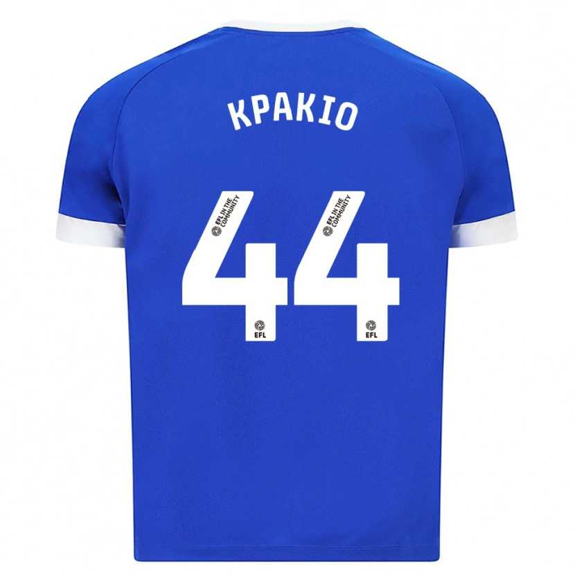 Danxen Kinder Ronan Kpakio #44 Blau Weiß Heimtrikot Trikot 2025/26 T-Shirt