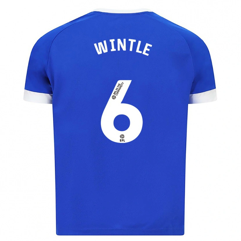 Danxen Kinder Ryan Wintle #6 Blau Weiß Heimtrikot Trikot 2025/26 T-Shirt