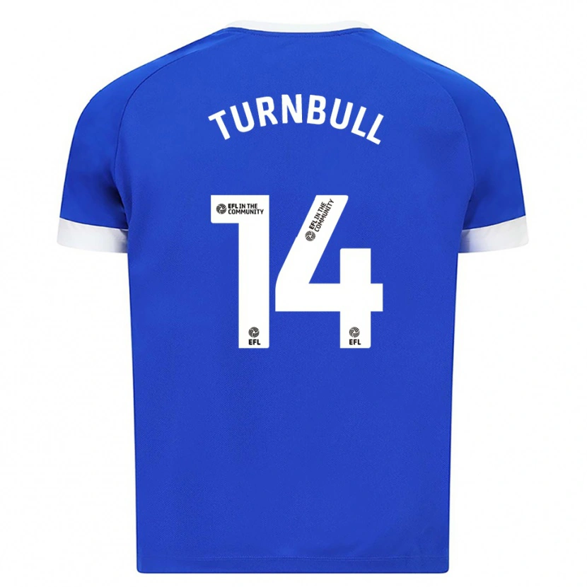 Danxen Kinder David Turnbull #14 Blau Weiß Heimtrikot Trikot 2025/26 T-Shirt