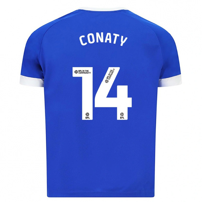 Danxen Kinder Keano Conaty #14 Blau Weiß Heimtrikot Trikot 2025/26 T-Shirt
