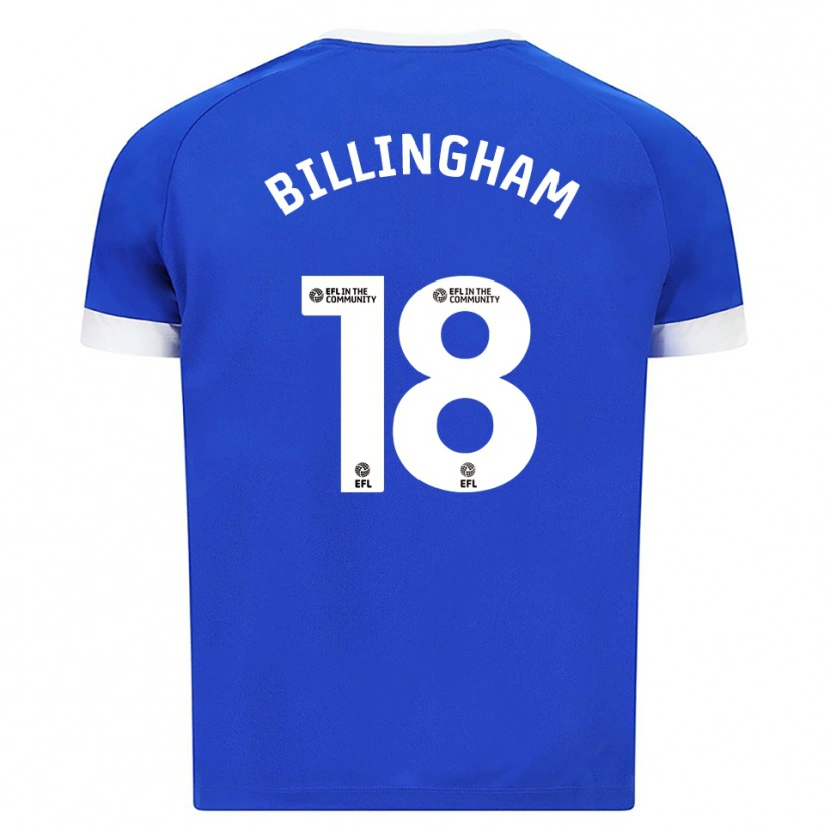 Danxen Kinder Lily Billingham #18 Blau Weiß Heimtrikot Trikot 2025/26 T-Shirt