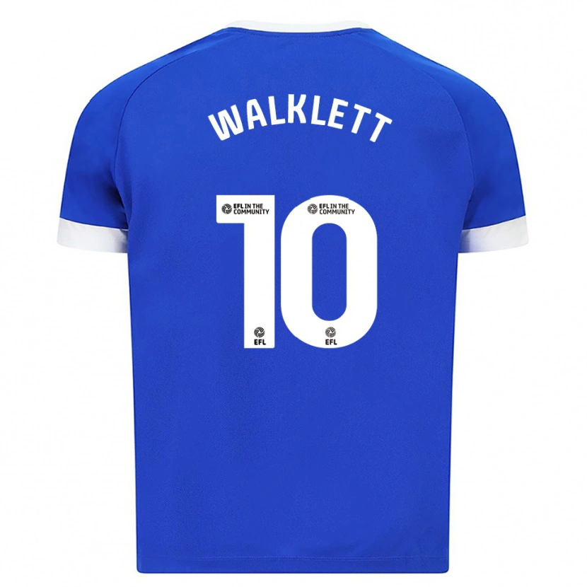Danxen Kinder Kerry Walklett #10 Blau Weiß Heimtrikot Trikot 2025/26 T-Shirt