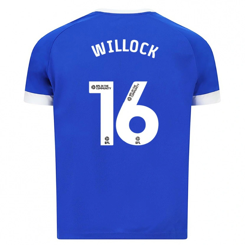 Danxen Kinder Chris Willock #16 Blau Weiß Heimtrikot Trikot 2025/26 T-Shirt