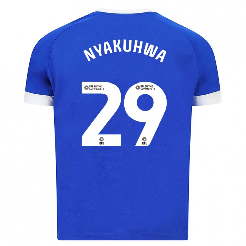 Danxen Kinder Tanatswa Nyakuhwa #29 Blau Weiß Heimtrikot Trikot 2025/26 T-Shirt